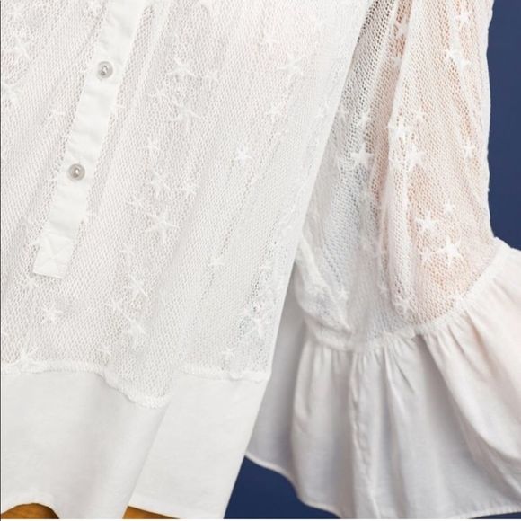 Anthropologie Henley Lace Kimono Top Size Medium NWT - Picture 6 of 6